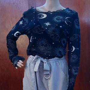 Solar see threw shirt.